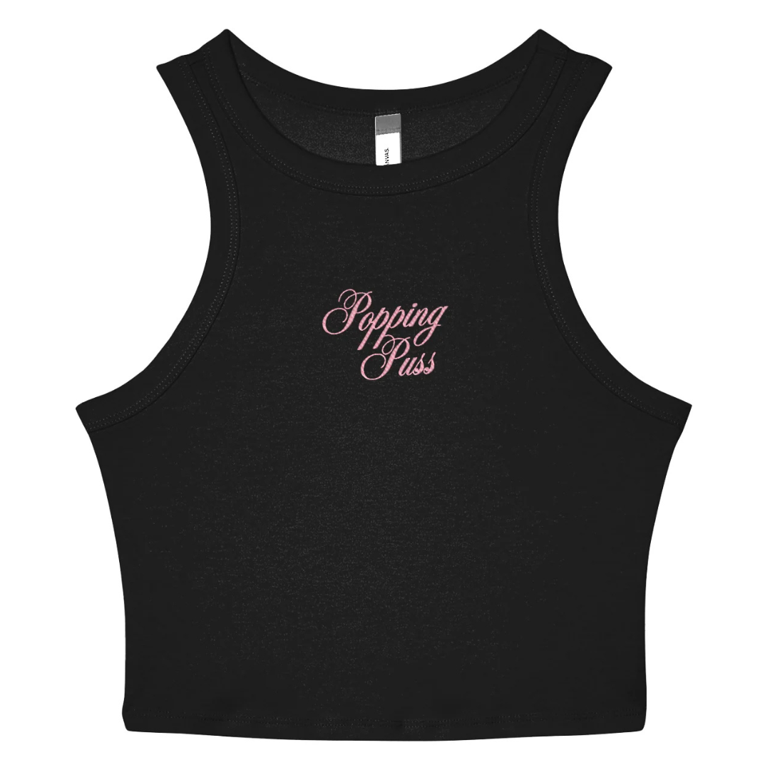 POPPING PUSS RACER TANK