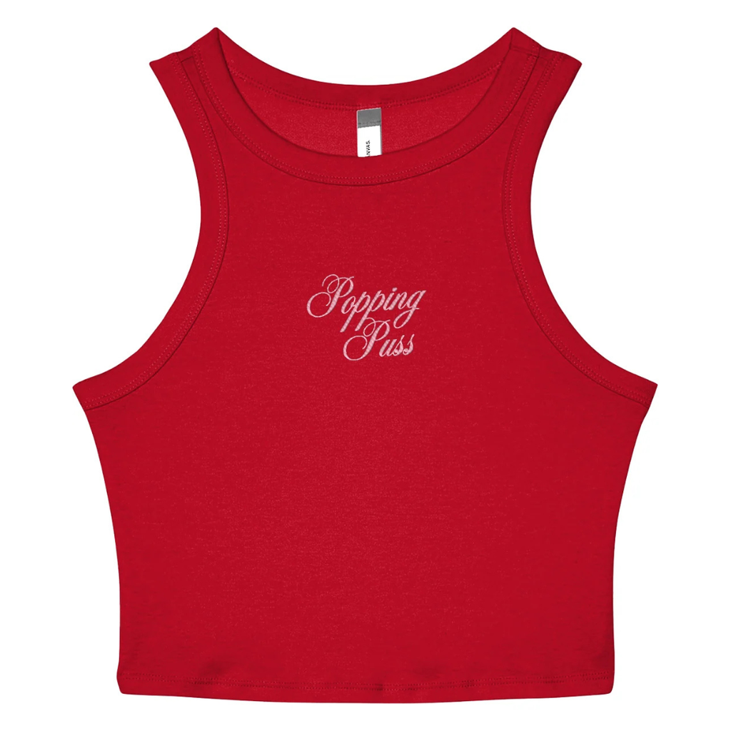 POPPING PUSS RACER TANK