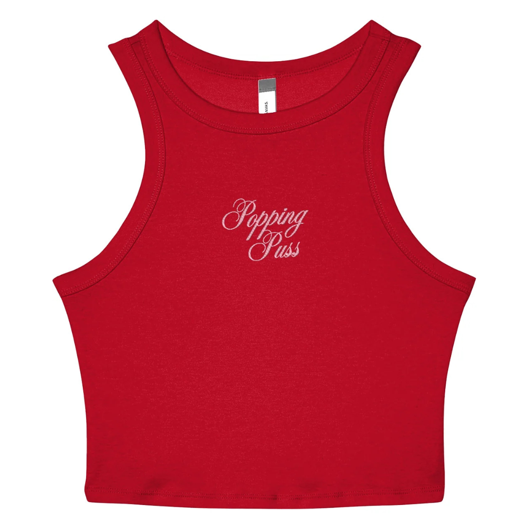 POPPING PUSS RACER TANK