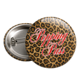 LEOPARD POPPING PUSS PIN BADGE