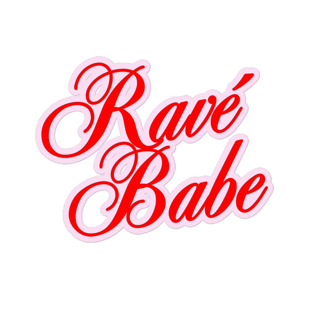 RED RAVÈ BABE STICKER