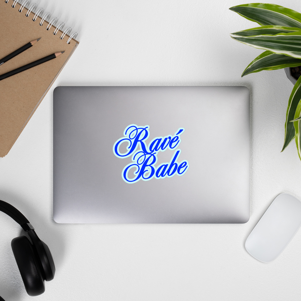 BLUE RAVÉ BABE STICKER